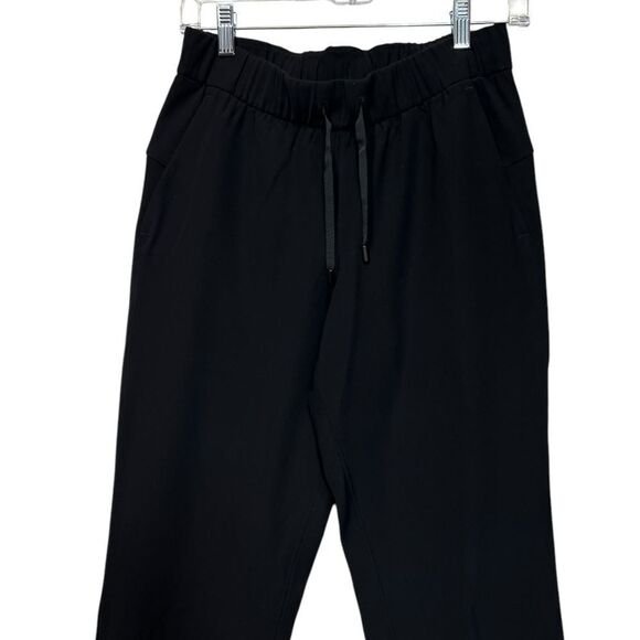 Lululemon On The Fly Jogger Womens 4 Black LW5BZDS Comfy Drawstring Travel - Picture 6 of 14